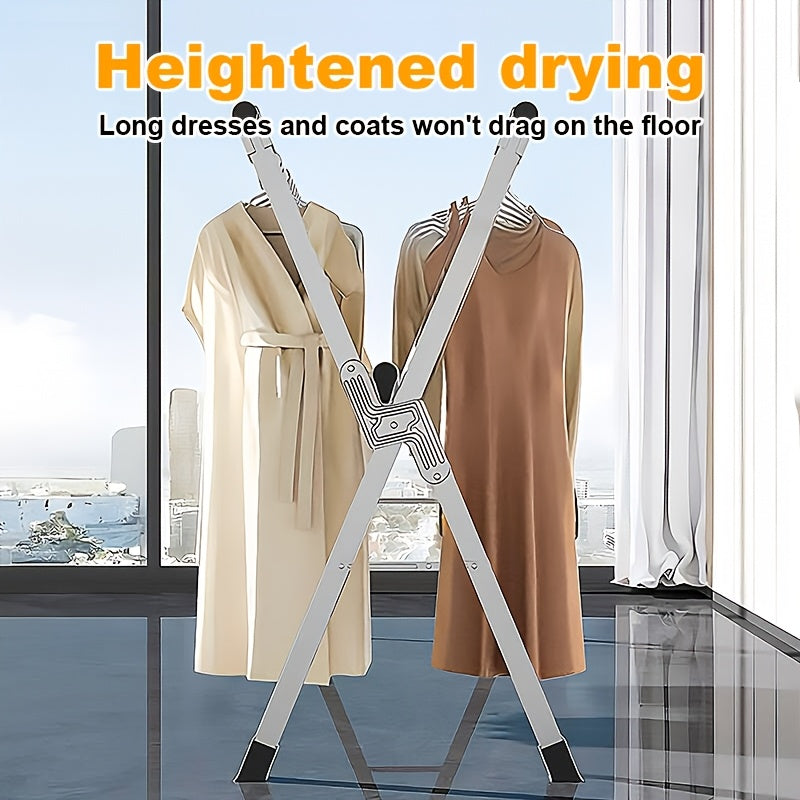 Heavy-Duty Retractable Clothes Drying Rack 160.02cm & 199.9cm - Collapsible & Space-Saving Rust-Resistant for Indoor Outdoor Balcony & Laundry, Drying Racks