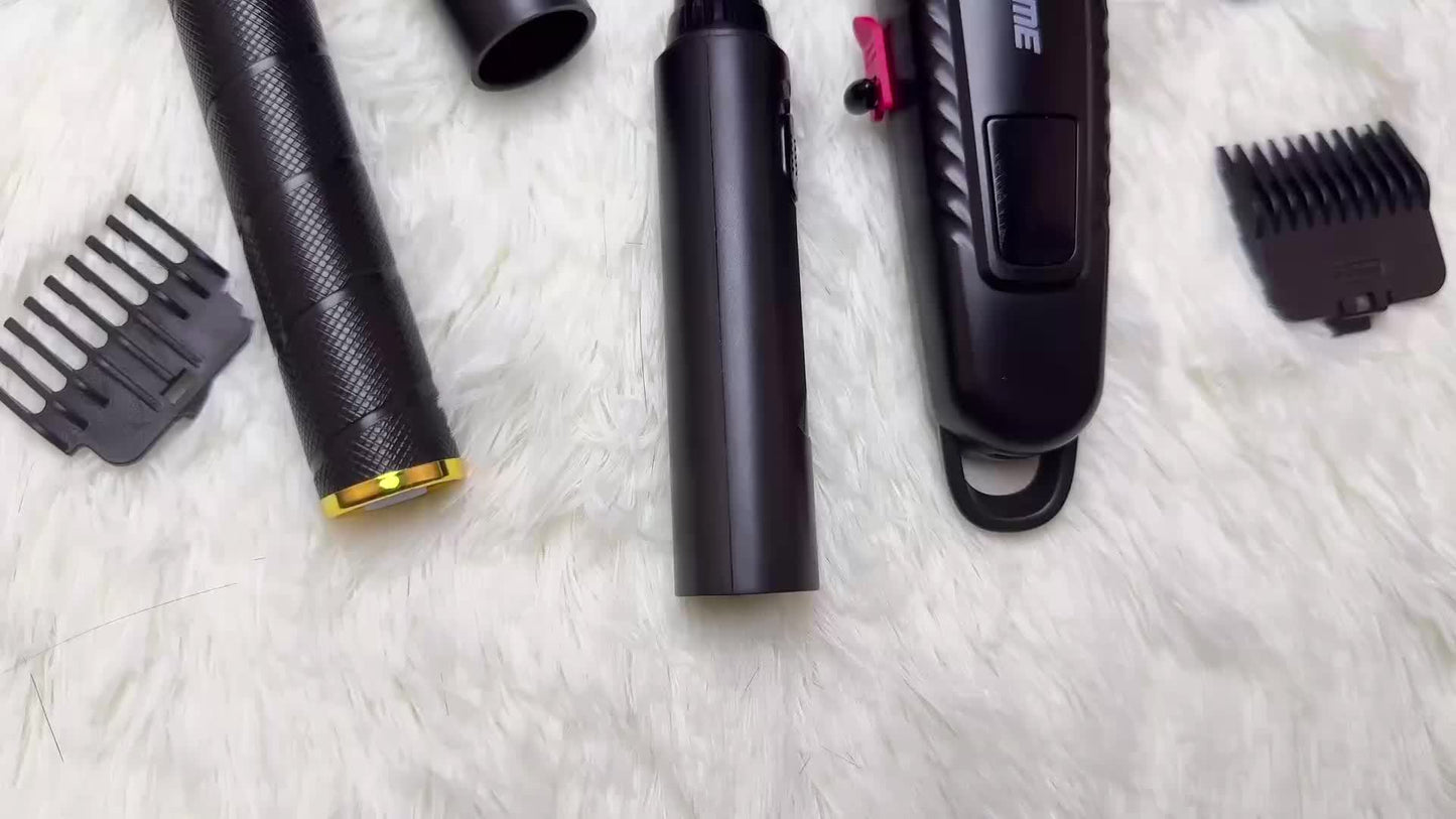 WEEME 4pcs/1pc Hair Clippers And Trimmer Set For Men, Cordless Beard Trimmer, Nose Hair Trimmer & Shaver Kit, Multi-Functional Grooming Tools For Haircut, Beard Shaping, Ideal For Home Use, Travel, Perfect Holiday'S Gift For Boyfriend Or Dad.