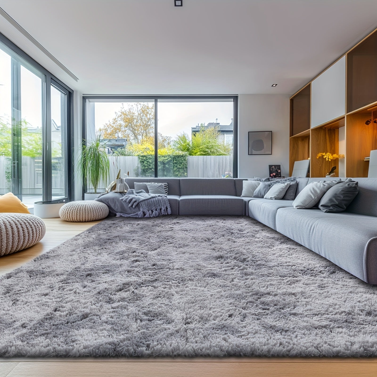 Area Rugs for Living Room, Large Floor Area Rugs for Bedroom, Fluffy Shag Area Rug, Plush Indoor Carpet for Room Home Decor, Soft Shaggy Area Rug, Washable Rug.