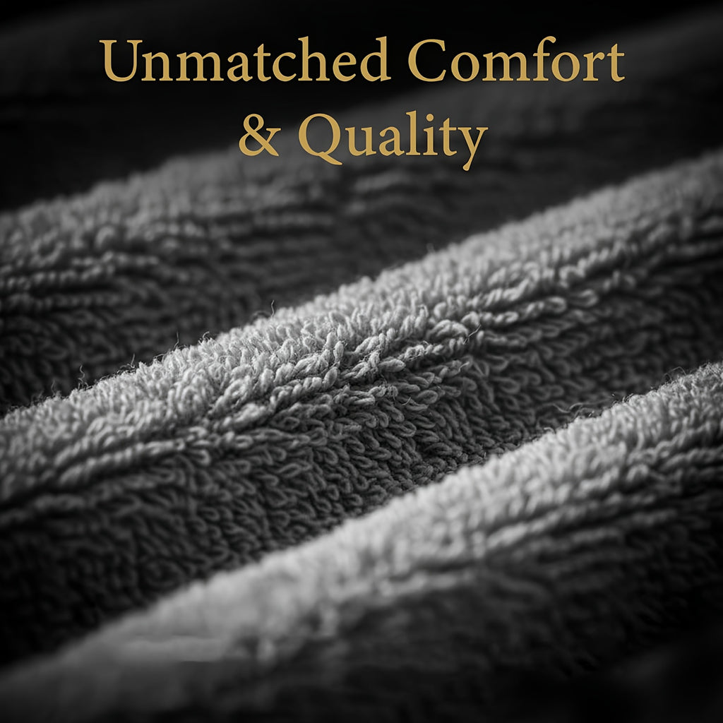 4pcs 390GSM Cotton Bamboo Bath Sheet - High Absorbent Soft Plush Towel Quick-Dry Plush Towels Suitable for Hotel Use, Non-Shedding And Non-Fading, Soft Absorbent Rectangular Towels for Men And Women, for Ideal for Home, Spa, Gym, Or Guest
