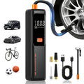 Portable Air Compressor for Inflating Car Tires, Suitable for Bicycles, Motorcycles, And Various Balls, Includes a Tire Pressure Gauge And Is a Useful Car Accessory
