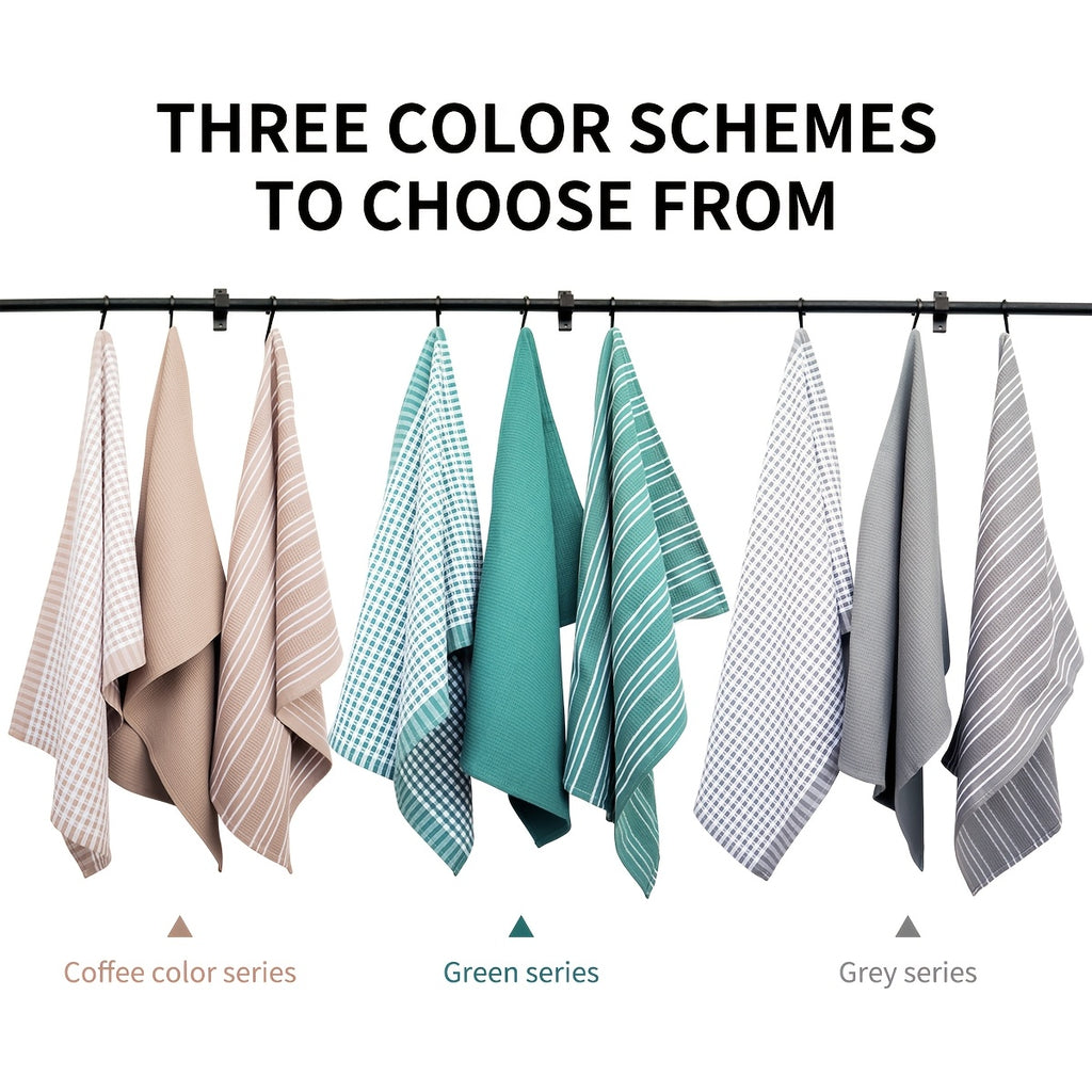 3pcs Kitchen Towel, Soft And Absorbent Cloths, for Cooking, Baking And Tea Time, for Easy Cleaning And Drying, Dish Towels for Kitchen, Ideal for Home, Restaurants, Holiday Gifts
