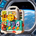 Engaging Busy Board Activity Set Featuring a Steering Wheel, Travel Recognition Activities, Dressing Scene Play, and a Cute Bear Busy Board for Enhanced Learning and Development. Perfect for Toddlers and Young Children