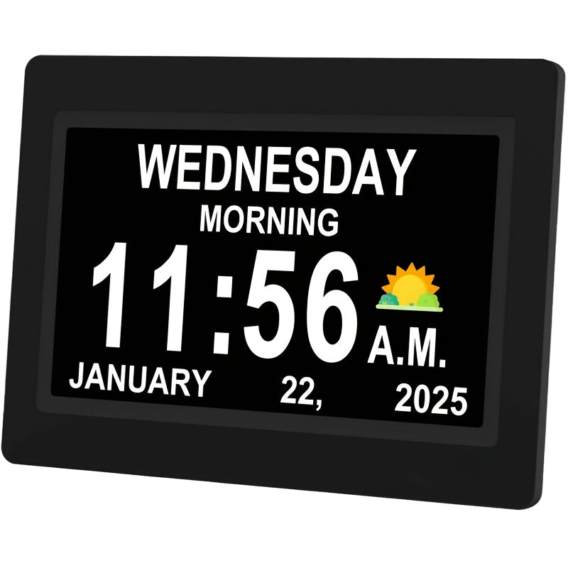 Large Digital Calendar Clock and Photo Frame detail view 17 for Australian shoppers