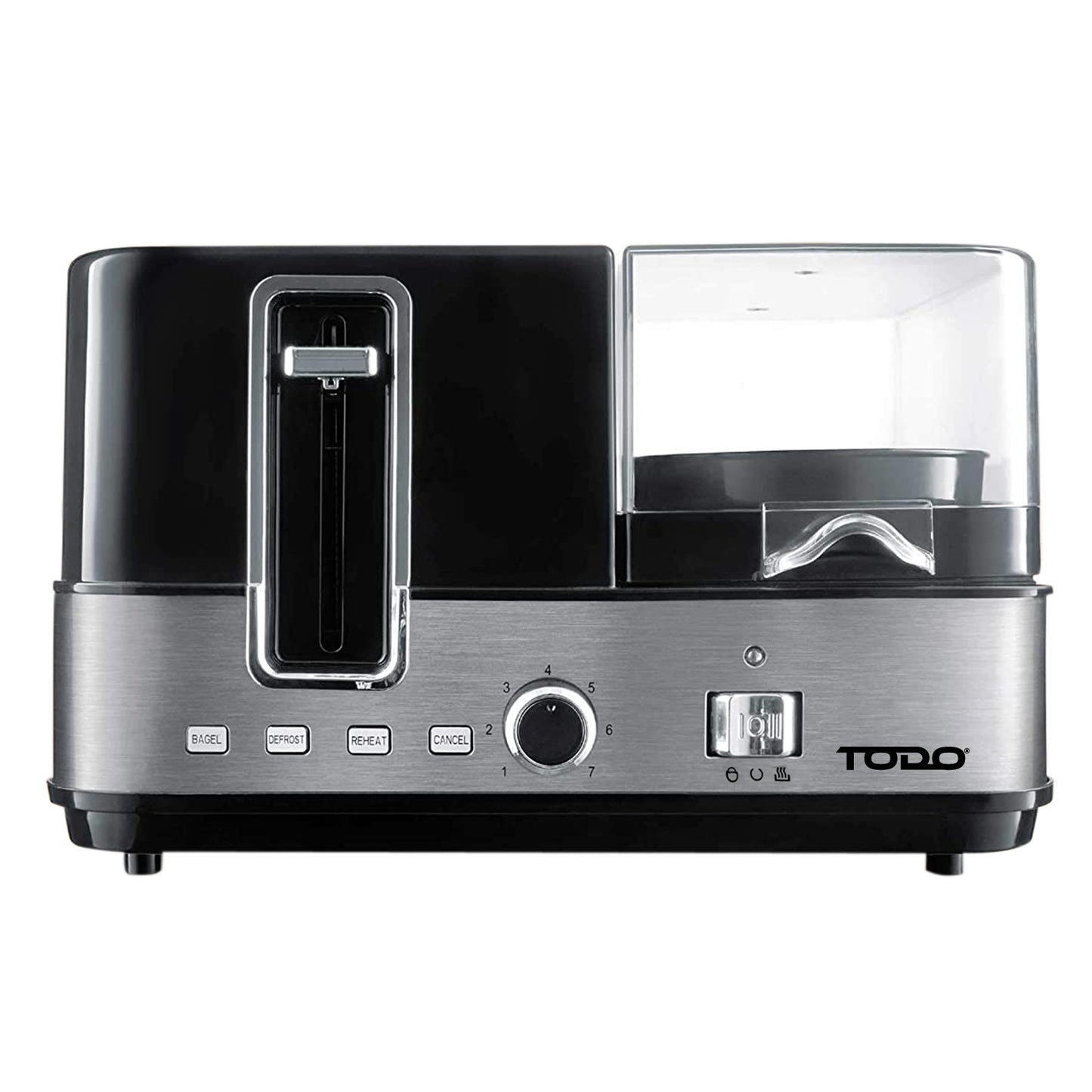 1400W Breakfast Master Toaster Egg Cooker Poacher Bacon Fryer Grill All In One
