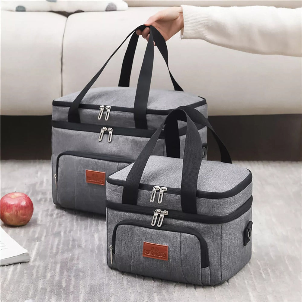 8.5L Insulated Lunch Bag – EVA Cooler Tote for Work & Picnics – alternate design view