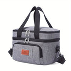 8.5L Insulated Lunch Bag – EVA Cooler Tote for Work & Picnics – close-up product details
