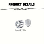 8-Piece Magnetic Clip-On Nose Ring Set product detail 6
