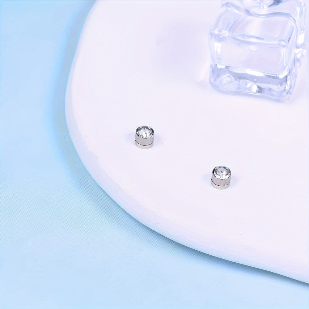 8-Piece Magnetic Clip-On Nose Ring Set product detail 8