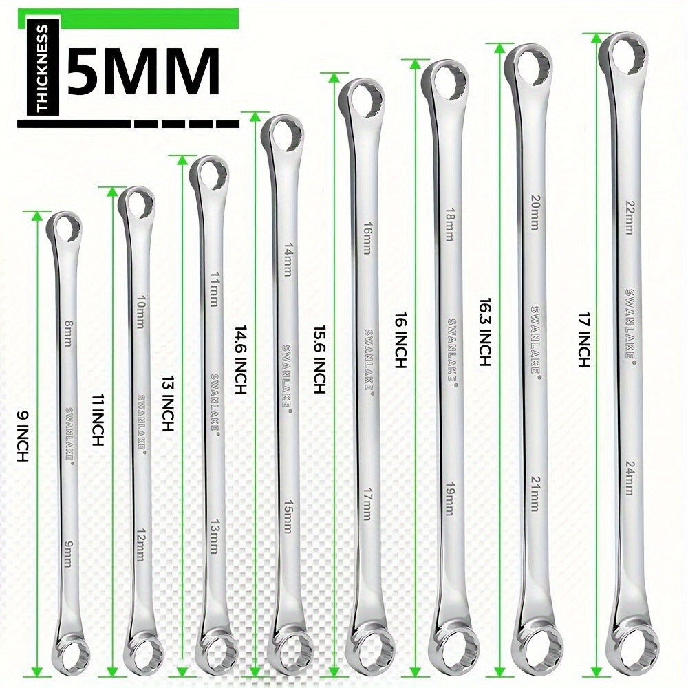 8-Piece Metric Wrench Set product detail 2