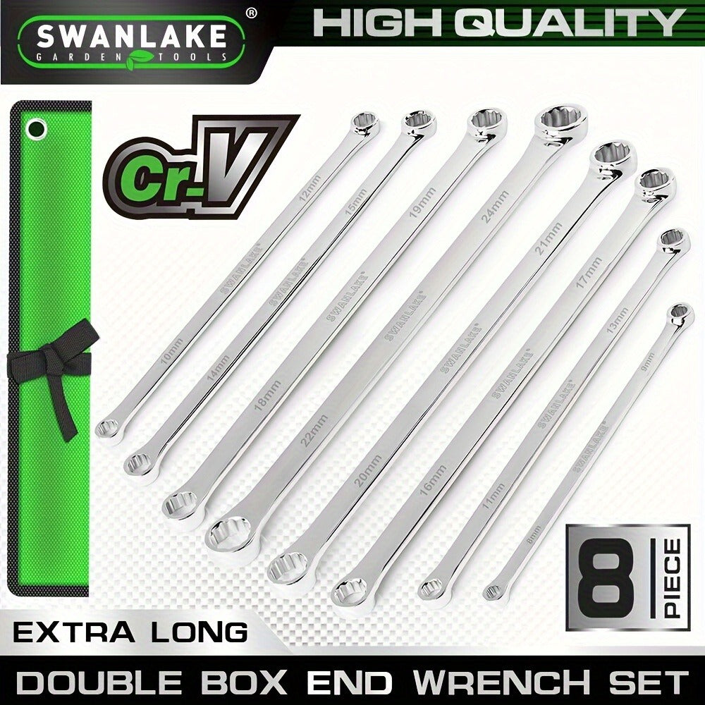 8-Piece Metric Wrench Set for home and workshop projects