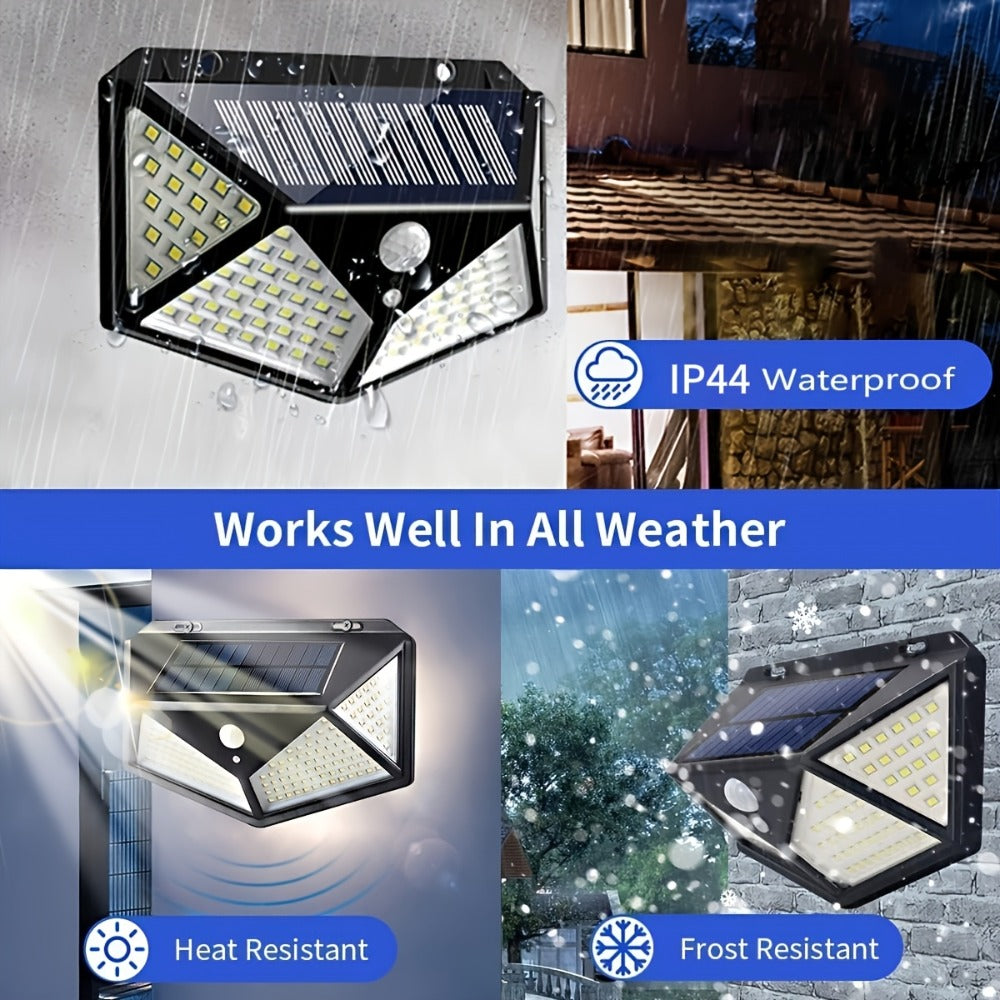 8-Piece Solar Motion Sensor Security Wall Light – 3 Modes – additional product view