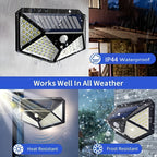 8-Piece Solar Motion Sensor Security Wall Light – 3 Modes – additional product view