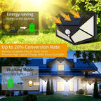 8-Piece Solar Motion Sensor Security Wall Light – 3 Modes – alternate product view