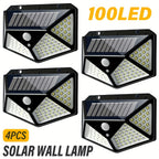 8-Piece Solar Motion Sensor Security Wall Light – 3 Modes – feature reference