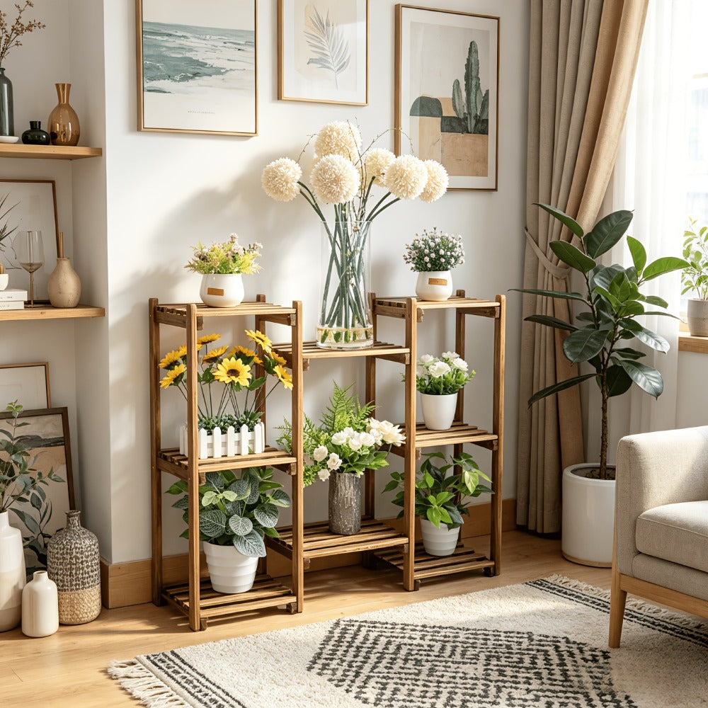 8-Tier Rustic Plant Stand product detail 7