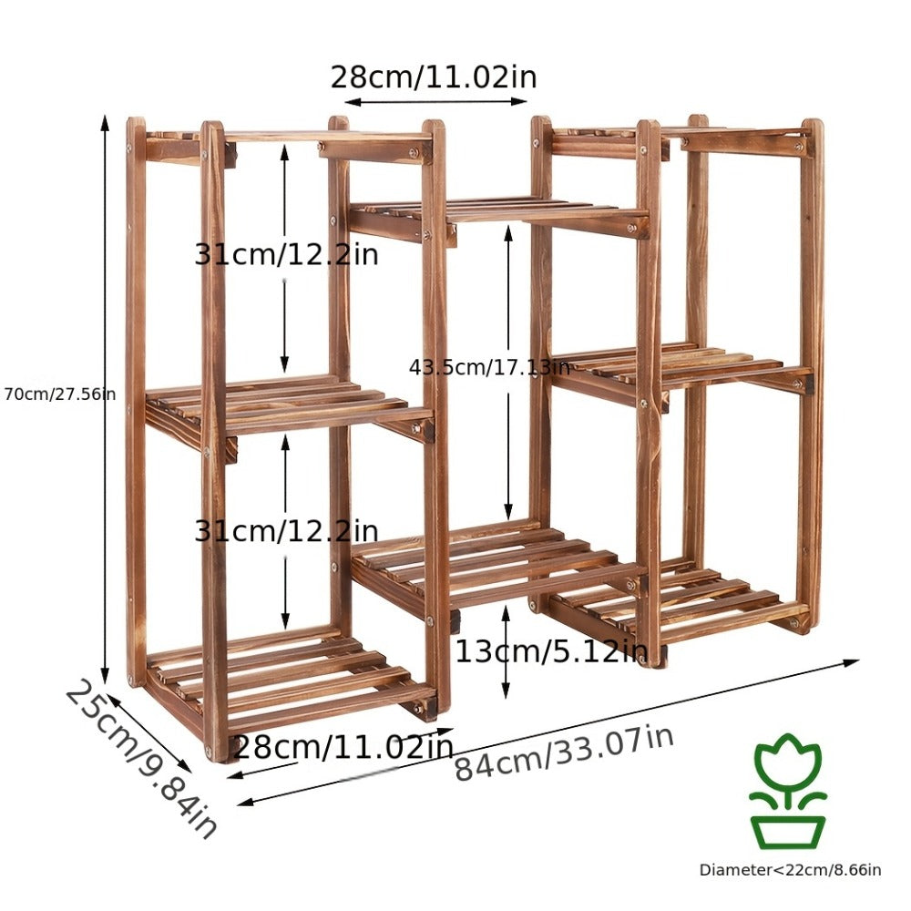 8-Tier Rustic Plant Stand product detail 4