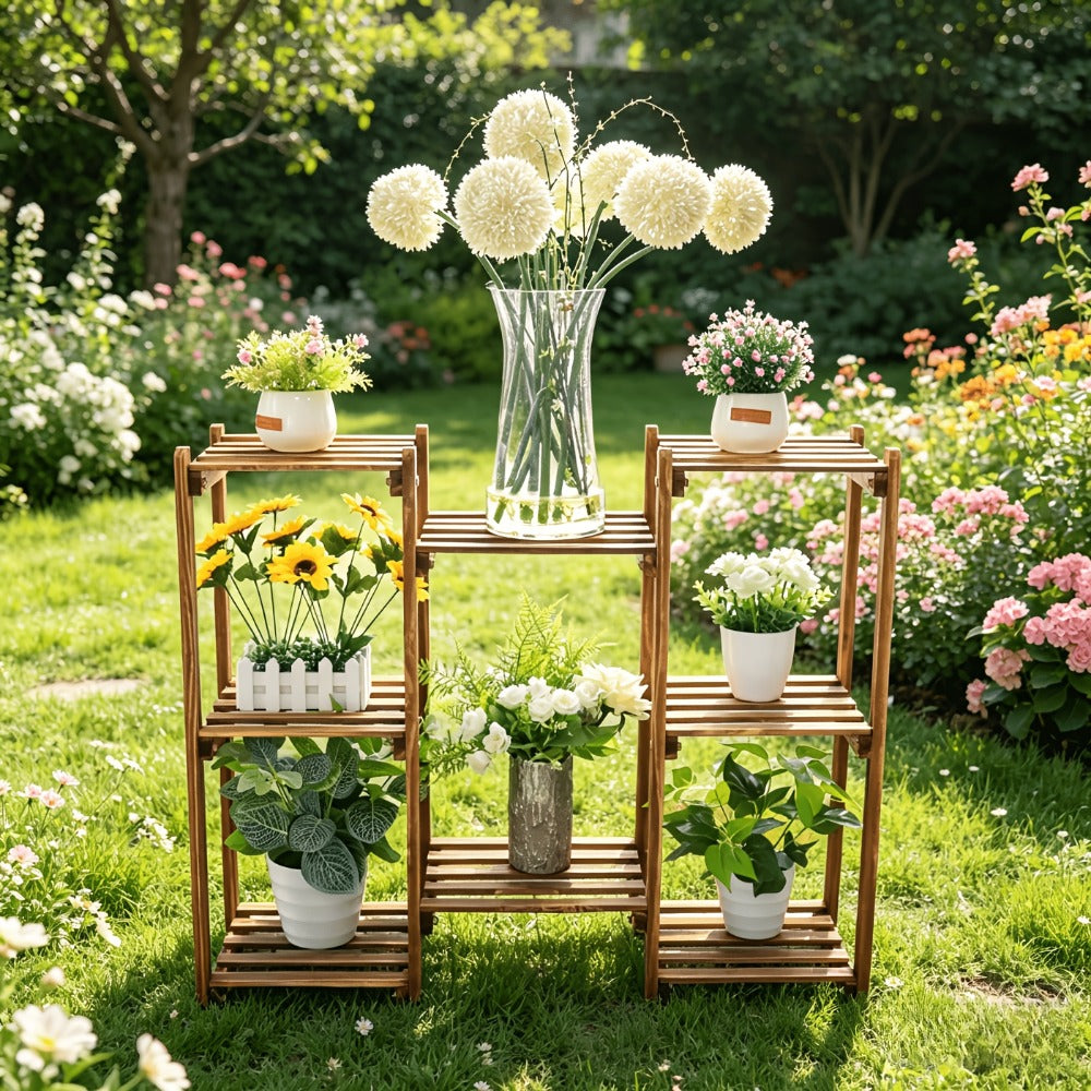 8-Tier Rustic Plant Stand product detail 12