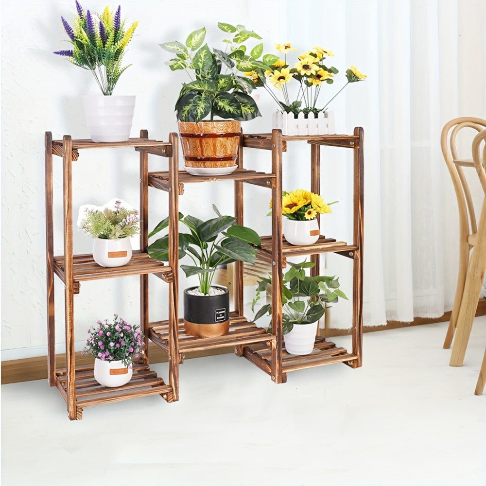8-Tier Rustic Plant Stand product detail 3