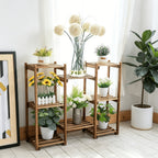 8-Tier Rustic Plant Stand for organised Australian homes