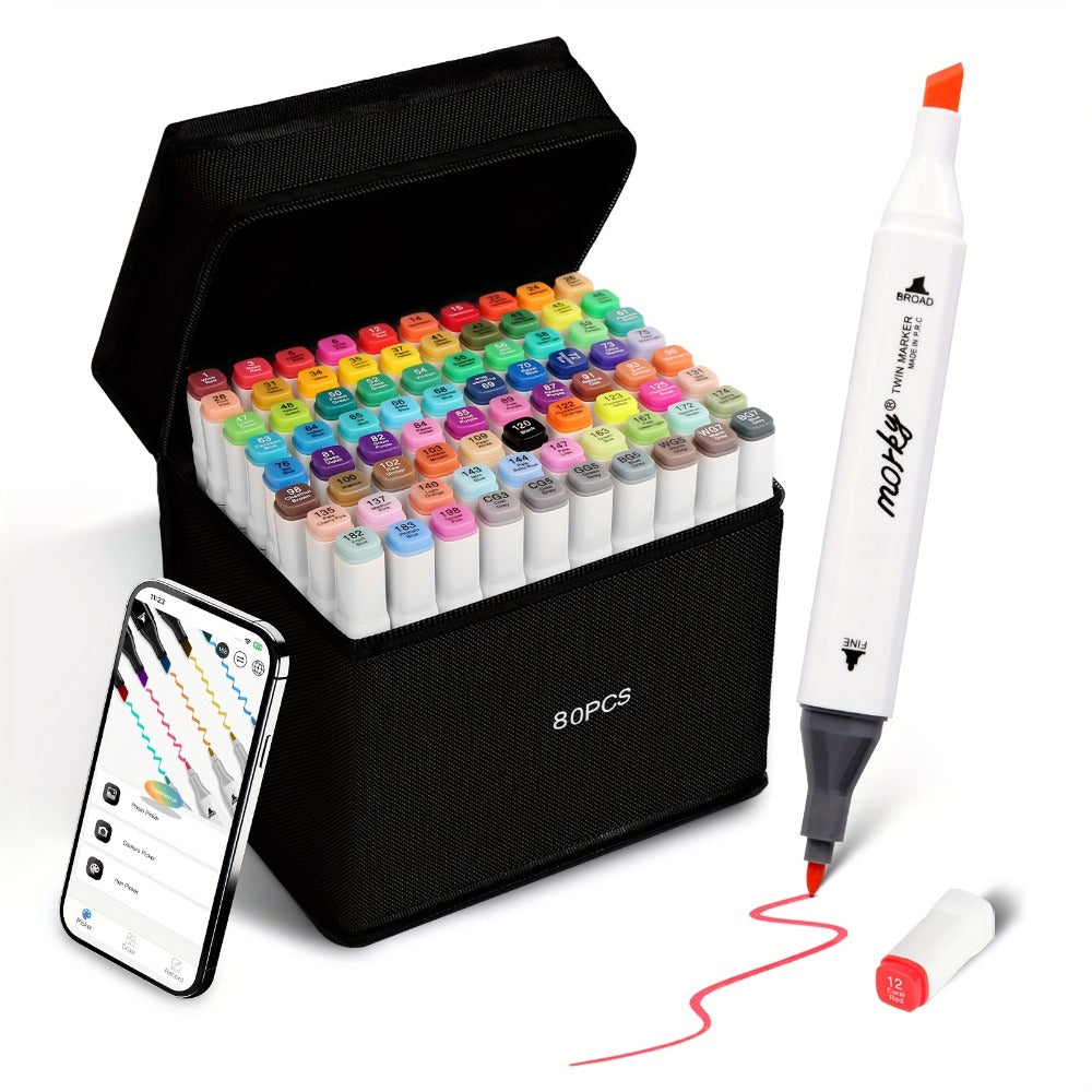 Dual Tip Art Marker Set main product view for Australian shoppers