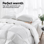 800GSM Goose Feather Quilt – Comfortable Bedroom Doona – additional product view