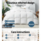 800GSM Goose Feather Quilt – Comfortable Bedroom Doona – additional product view 9