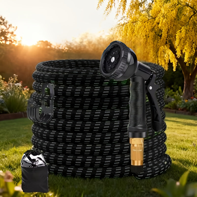 Garden Hose and Nozzle Set - watering, car washing and pet care – additional product view 21