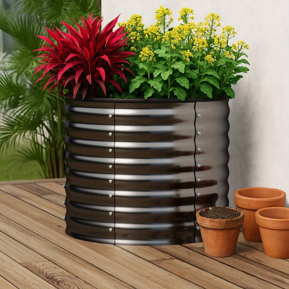 80x80x68cm Galvanised Steel Raised Garden Bed product detail 2
