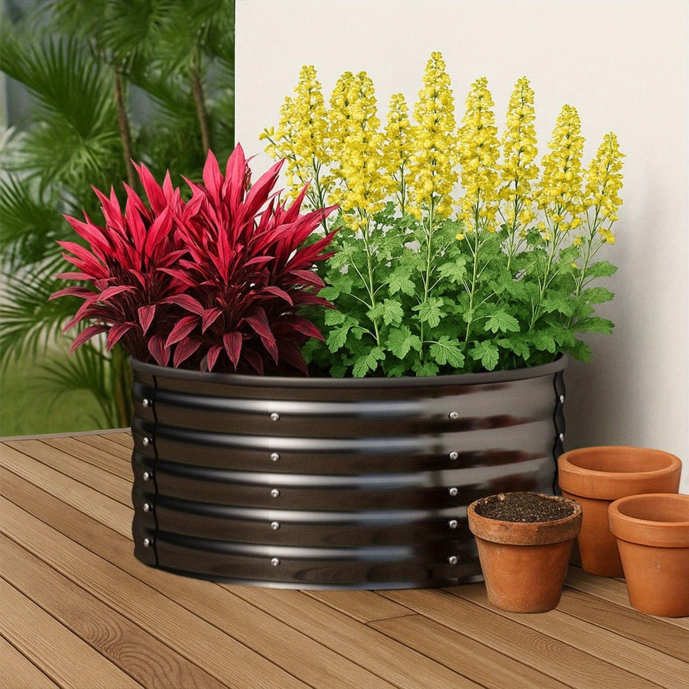 80x80x68cm Galvanised Steel Raised Garden Bed product detail 4