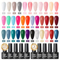 Coscelia Gel Nail Polish Set 35/22/25/20/26pcs Colors Pink Orange Red Blue Purple Brown 5/4/3pcs Matte/Glossy/Glitter Top Coat Base Coat Nail Art Design Kit for Beginners Home Gift for Women