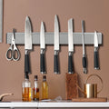 Magnetic Knife Holder Block Wall Mounted Stainless Steel 50cm, Heavy Duty Kitchen Utensil Storage Rack, Space-Saving Knife Strip Organizer for Knives, Tools, Scissors, Utensils – Durable Modern Wall Knife Bar