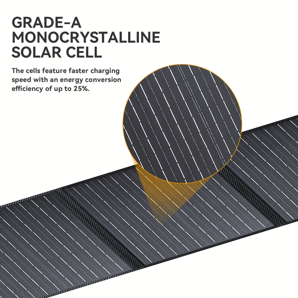 600W/350W/200W Solar Panel Portable Foldable Solar Panel Kit, 12V High-efficiency Monocrystalline Solar Panel, Suitable for Camping, Travel, Ships, Rooftops, Batteries And Other Off-grid Applications