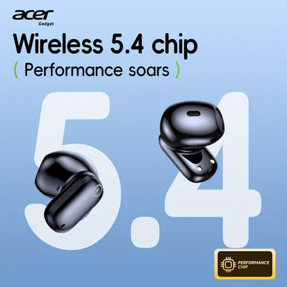 Acer OHR501 Wireless Audio Earbuds, Semi-In-Ear Design Noise Cancelling Headphones, HIFI Sound Quality Music Earphones, Headset for Commute And Fitness, Electronic Product with Touch Control And Voice Call Noise