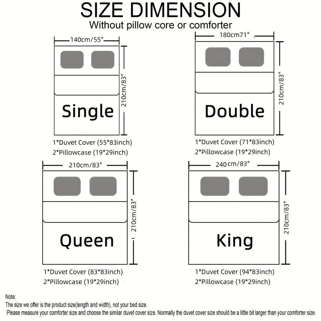 3pcs Red And Black Quilt Duvet Cover bedding with Queen And King Crown Featuring English Letters Design Printed Perfect for Bedroom And Guest Room Decorations, Couple Gifts, (1 Duvet Cover And 2 Pillowcases, Core Not Included), Local Warehouse