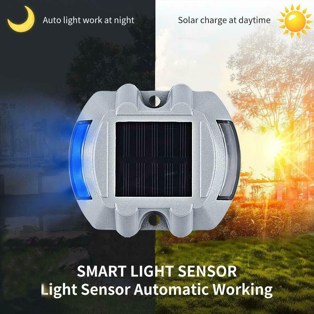 Courtyard And Lawn Solar Street Lights -12LED Beads/outdoor Road Step Dock Lights, Wireless Deck Lights Suitable for Small Paths, Garden Sidewalks, Sidewalks, Steps, Courtyards, And Safety Signs