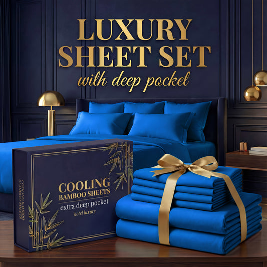 Bamboo Fiber Bedding Including a 3/4pcs Cover, Sheet, And Pillowcases, Designed to Be Soft And Gentle on The Skin, Providing Comfort And Breathability, Ideal for Those Who Sleep Hot, Featuring a Deep Pocket Design for a Snug And Secure Fit