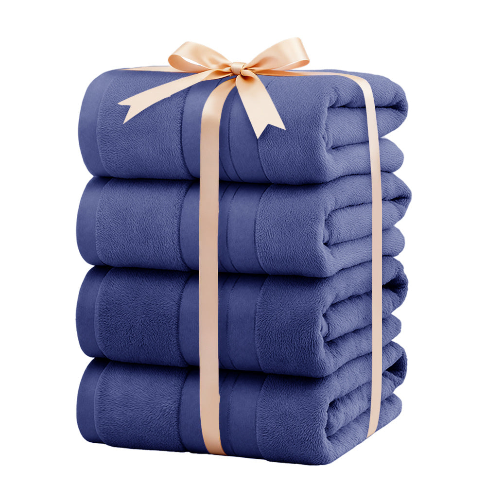 Bamboo Cotton Bath Towel Set - for Bathroom with Practical Design – additional product view 17