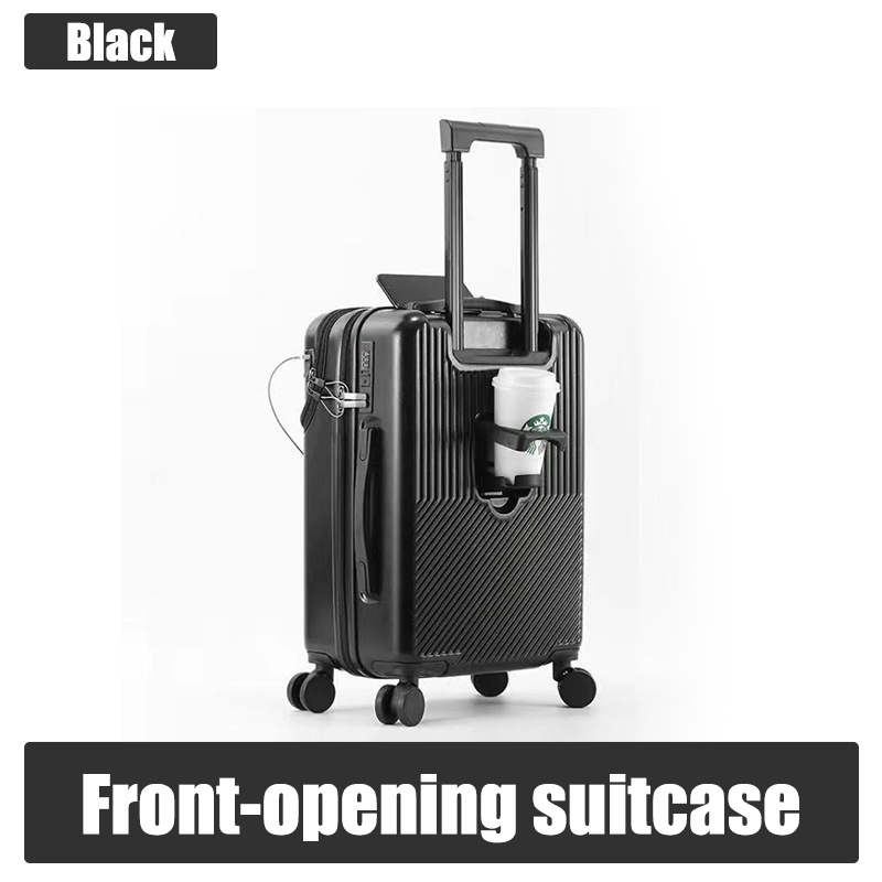 Valentine Stylish Colorful Luggage Collection, Multiple Size Suitcase Set with Quiet Spinner Wheels, Expanded Capacity Packing System, Black White Silver Forest Green Red Options, Essential Travel Gear