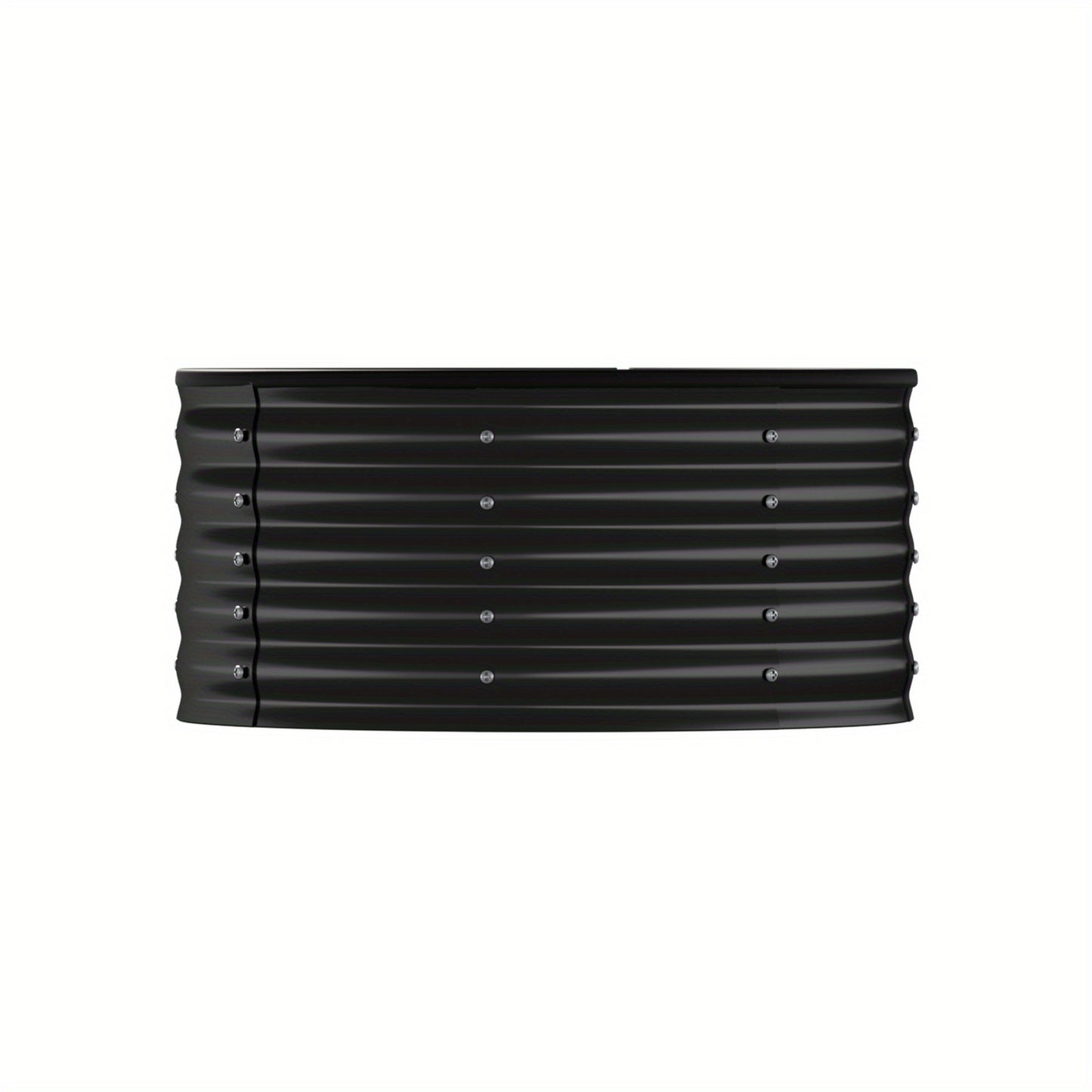 Livsip Garden Bed Round Galvanized Steel Raised Container Planter Box