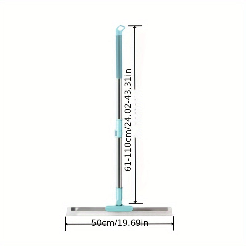 One Set Broom 50cm - Extendable Squeegee for Easy Floor Cleaning, Ideal for Bathroom & Kitchen, Pet Hair Removal, Home Essentials
