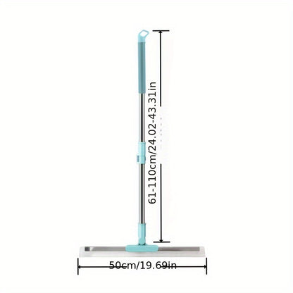 One Set Broom 50cm - Extendable Squeegee for Easy Floor Cleaning, Ideal for Bathroom & Kitchen, Pet Hair Removal, Home Essentials