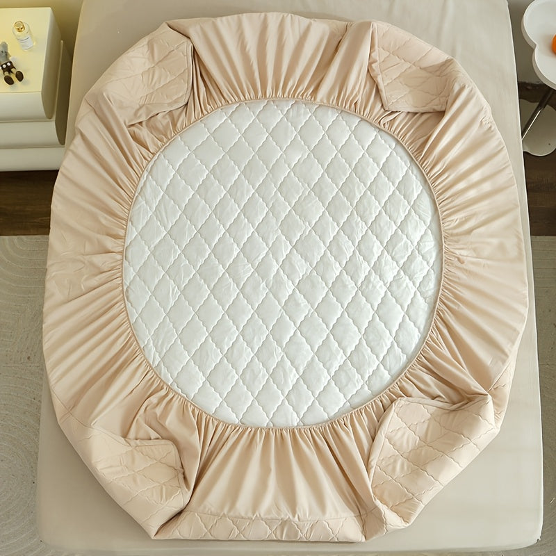 1pc/set Waterproof Mattress Protective Cover- Ultra Soft And Breathable Mattress Protective Cover, Waterproof Mattress Protective Cover That Fits Snugly Between Bed Sheets, Suitable for Room Decoration, Bedrooms, Guest Rooms, (excluding Pillowcases)