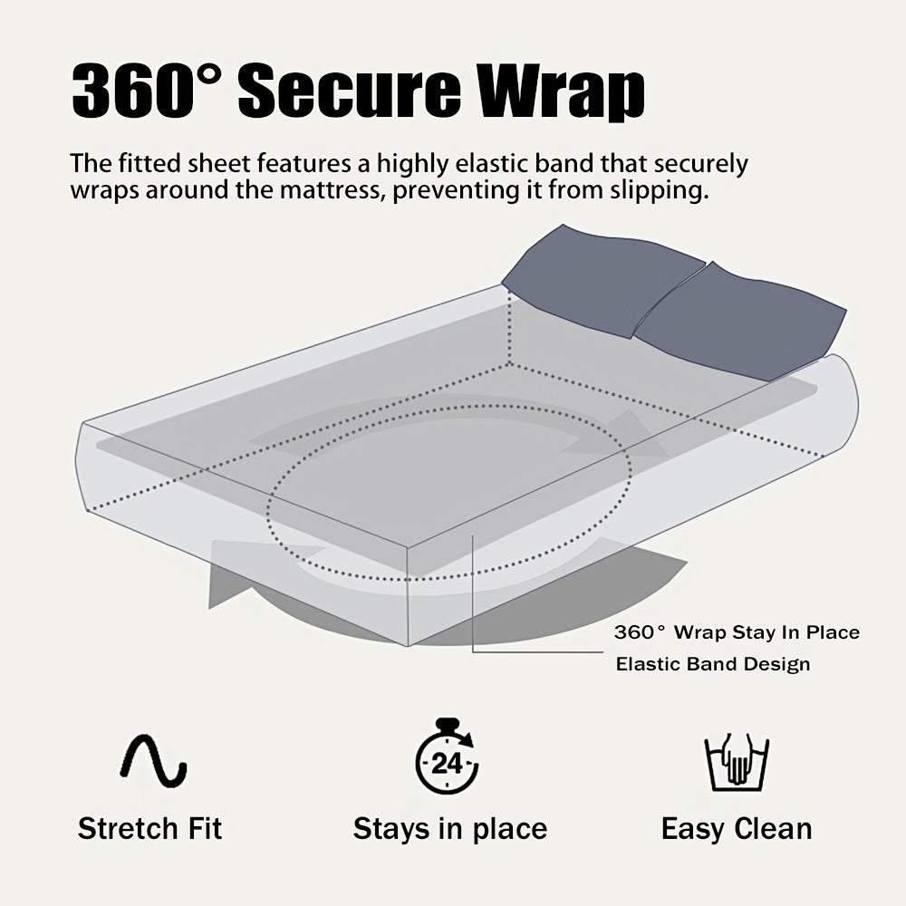 Cloud-Like Skin-Friendly Mattress Protector, Deep Pocket No-Slip, Breathable & Sweat-Free, for all-Season Use, Dust &, Multiple Sizes Available For All Mattresses