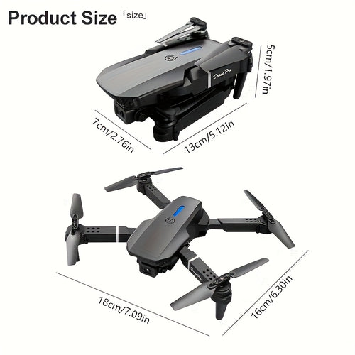 Upgraded Foldable Drone with Dual HD Cameras, Obstacle Avoidance, Brushless Motor, Long Range, 360° Flip, One-Key Takeoff/Landing, Stable Flight, App Control, Professional High Quality Drone, Perfect Gift for Adults And Beginners