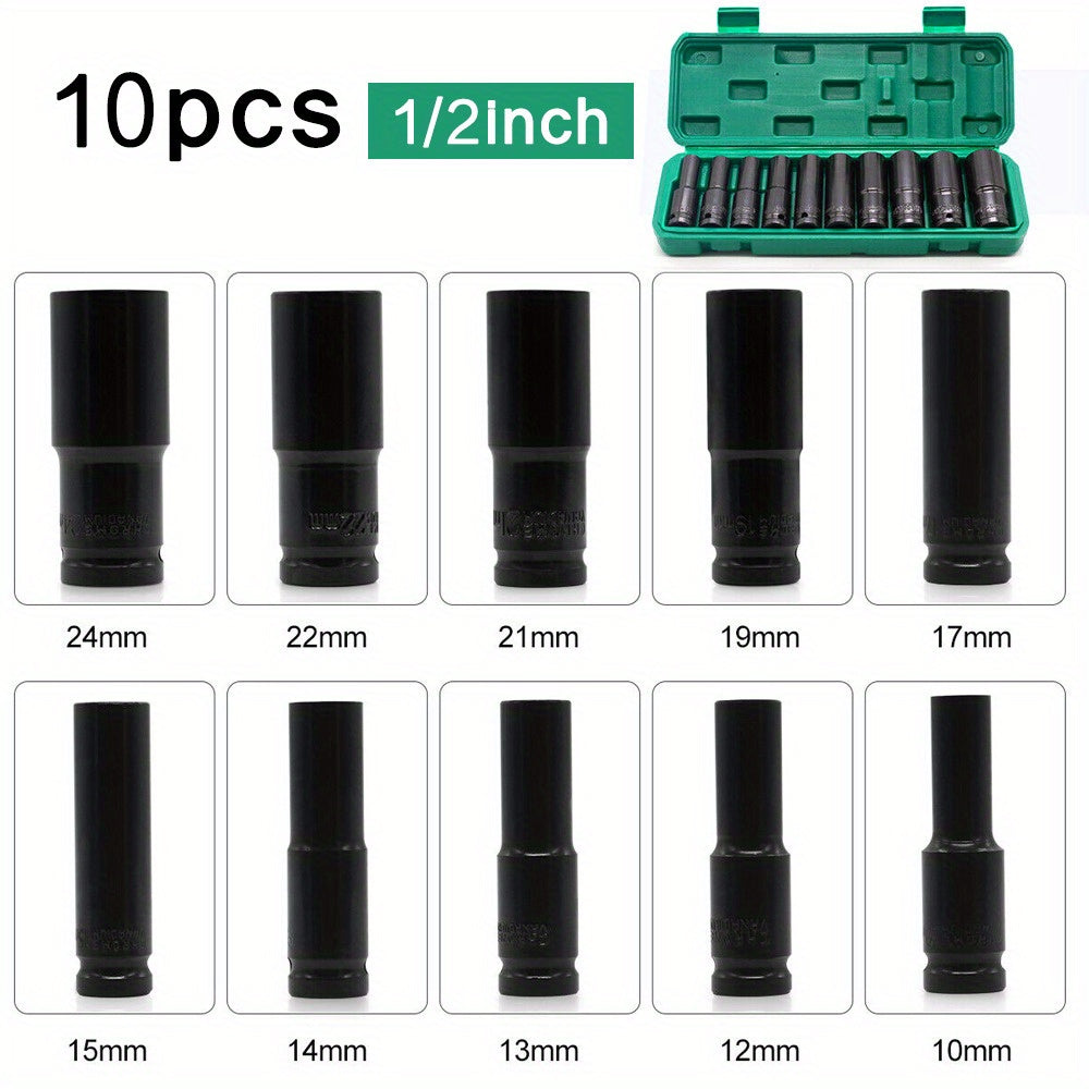 23-Piece Metric Socket Set – 1/2" Drive for Workshop Repairs – additional product view 28