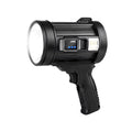 Ultra-Bright LED Spotlight - Rechargeable, Solar & USB Powered with 6 Modes, 4 Color Options, Waterproof, Ideal for Camping, Hiking, Boating, Boating Light, Camping Light, Compact Design, Durable Build, Highperformance Light, Multimode Light
