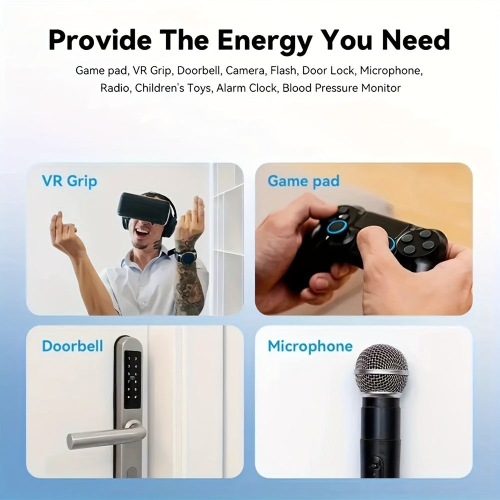 8pcs Rechargeable AA Lithium Battery and Charger Set - cameras, toys – additional product view 10