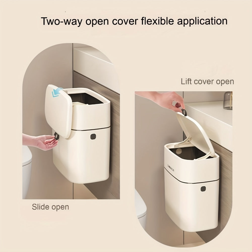 9.46 L White Wall-Mounted Kitchen Bin - countertop and under-sink – additional product view 10
