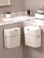 9.46 L White Wall-Mounted Kitchen Bin - countertop and under-sink – additional product view 11